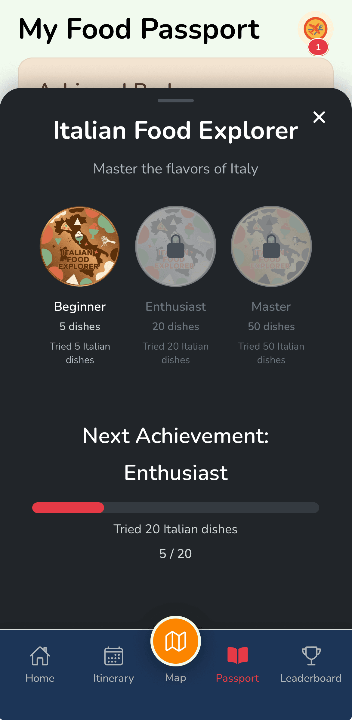 Badge Progression System